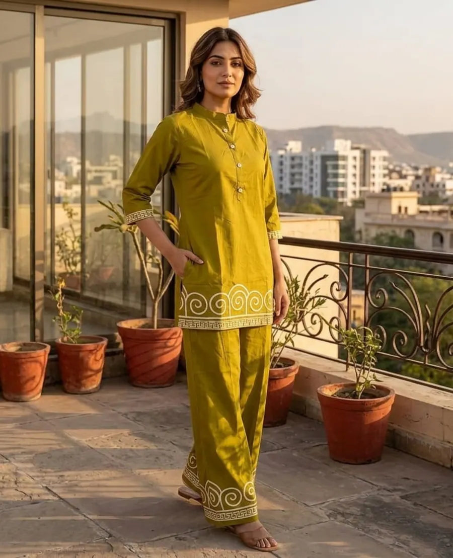 Kurti Pant Sets Design 4